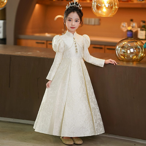 女童中式礼服高端轻奢小众公主裙