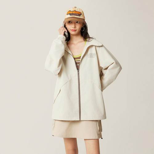 李宁运动时尚系列2025新款男女款防泼水透气干爽宽松风衣AFDV445