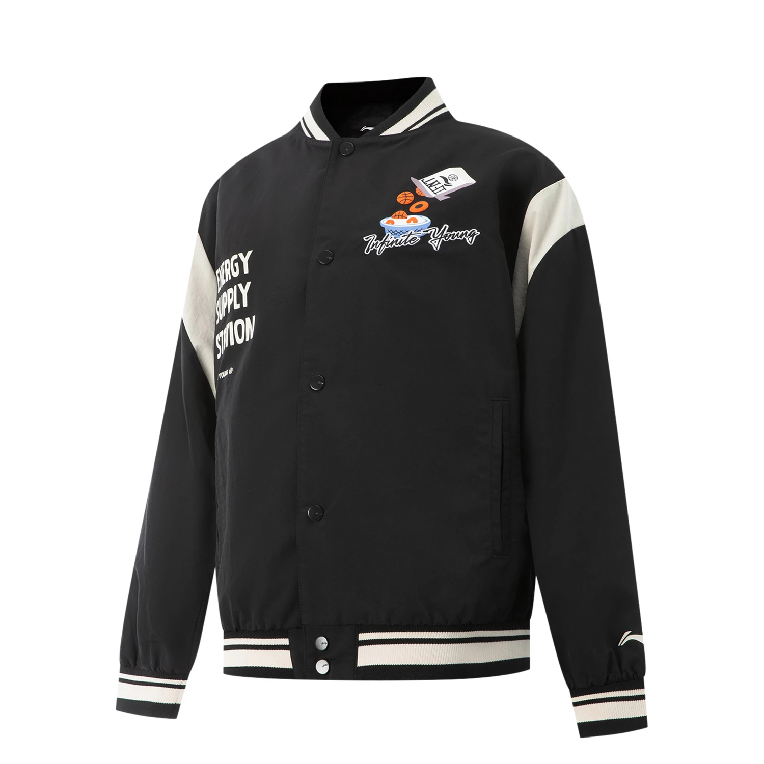 李宁男大童防泼水夹克YJDV035-1