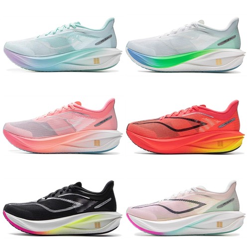 李宁飞电5c女鞋2025新款跑步鞋䨻丝轻质透气竞速跑鞋女ARMV002ZZ