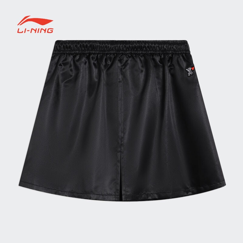 李宁女装运动潮流系列短裙健身休闲运动裙百搭宽松裙ASKS122[B品]