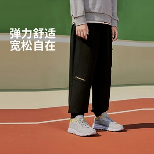 李宁男小大童束脚宽松运动长裤 YYKV243