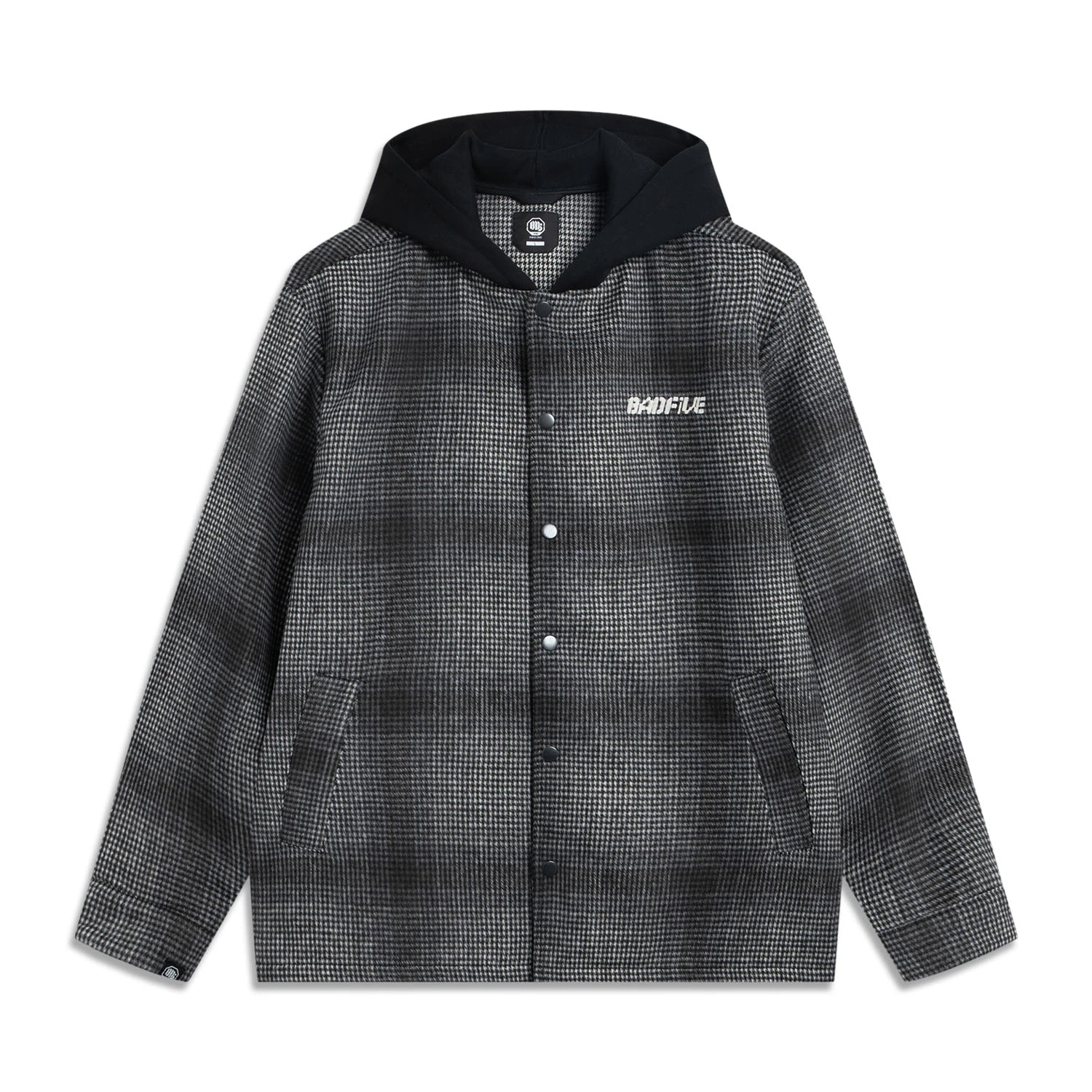 李宁外套男子2025冬季新款反伍BADFIVE潮流时尚系列格子衫AFDVA13