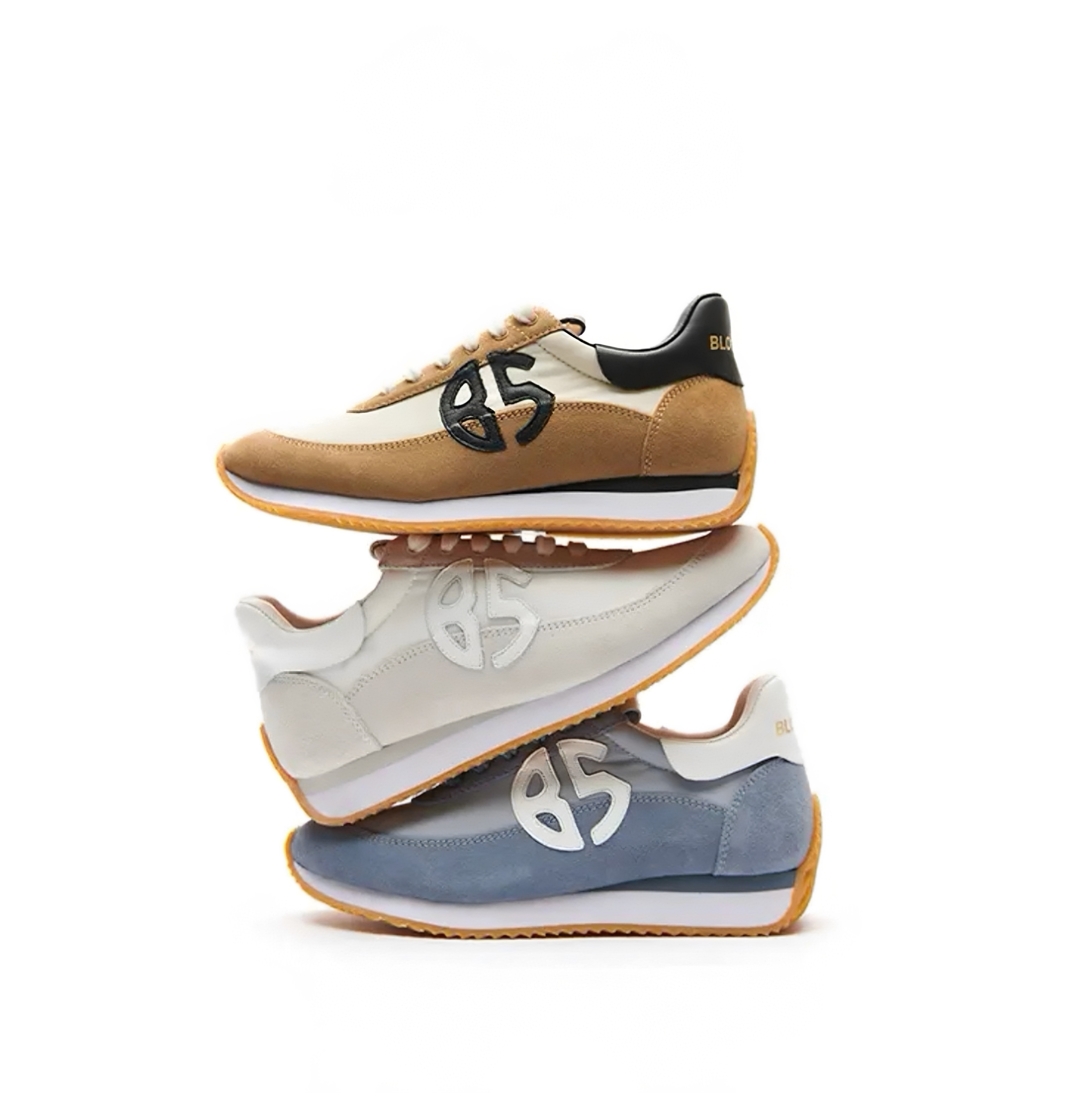 顶奢意大利品牌春夏慢跑鞋时尚超轻运动鞋女华夫德训鞋真皮Y914