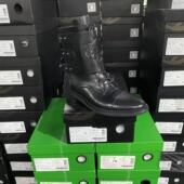 美国设计师买手高奢品牌K牛皮英伦风可拆卸装 饰马丁靴4016黑色