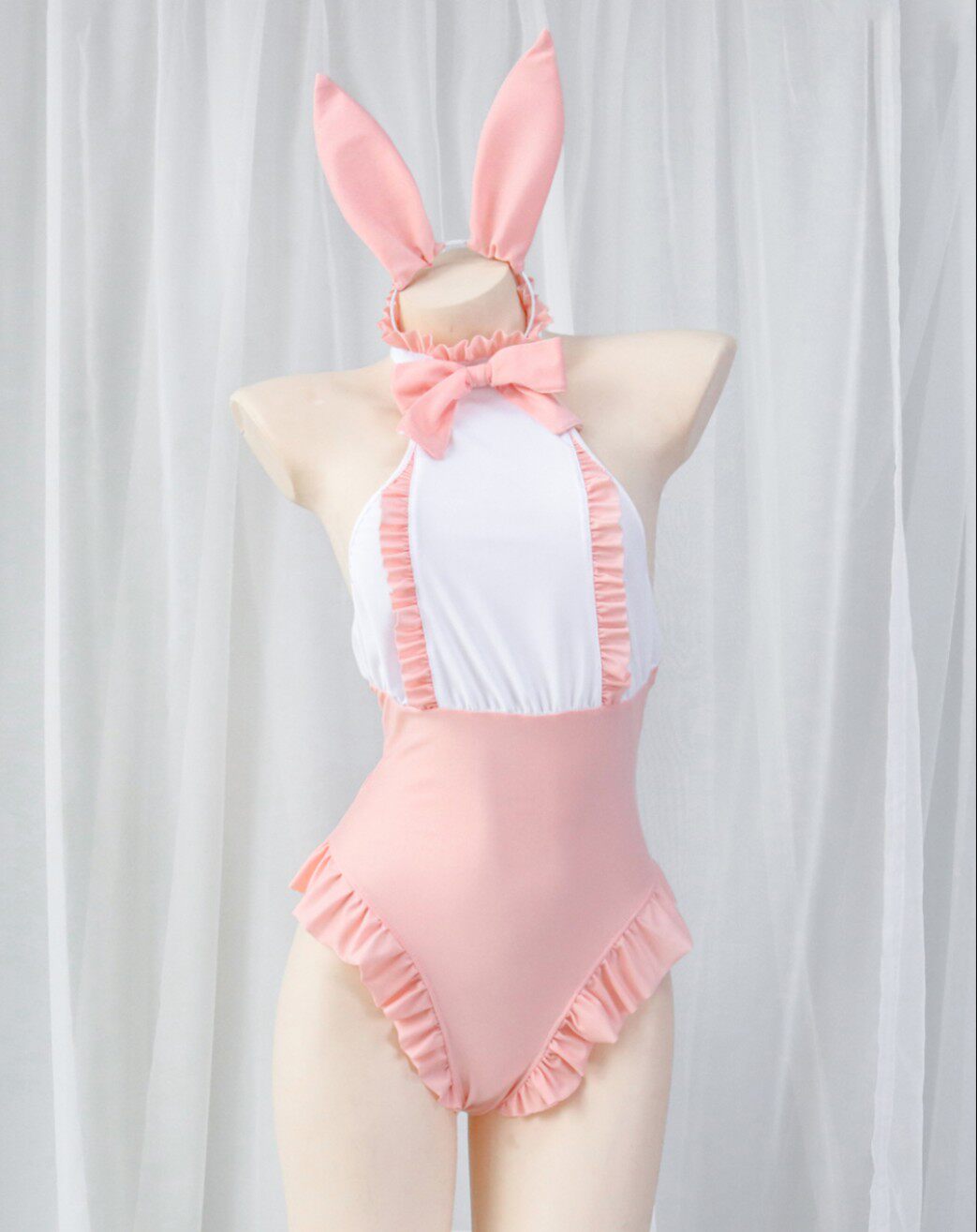 新品ds演出服酒吧dj服装gogo秀女团性感可爱粉色高叉兔女郎舞台装