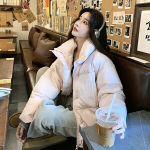 新款！90绒！中式手工盘扣立领短款羽绒服D803-P300K398图片