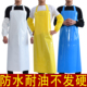 TPU防水防油围裙男成人冷库屠宰水产食堂厨房工作干活食品围腰