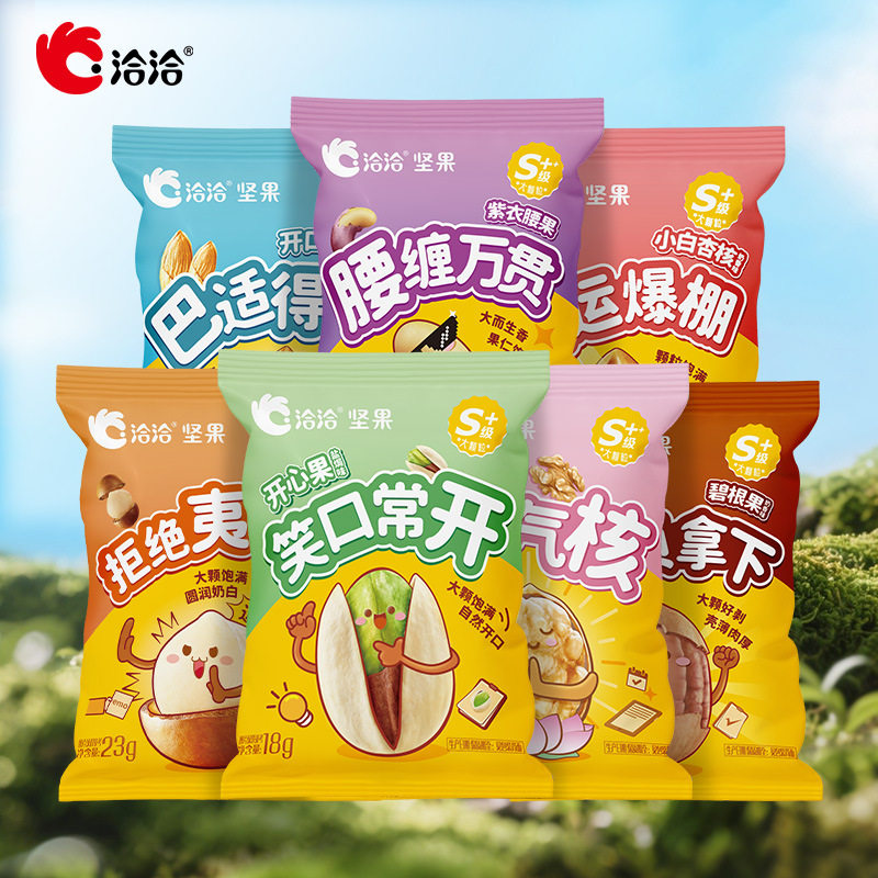 洽洽坚果全家福10包含夏威夷果松子开心果碧根果核桃腰果坚果炒货