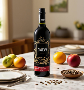 果香四溢南非进口奥卡瓦葡萄酒加本力苏维翁红葡萄酒