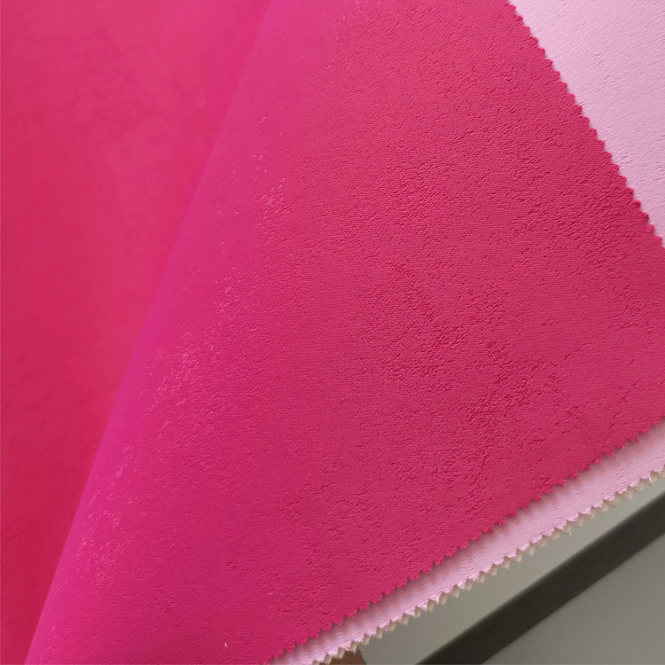 玫红色素色纯色无缝墙布玫瑰红粉红色女装店直播间背景壁布复古红