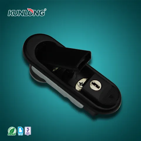 锁锌合金尚坤面板锁平面锁SK1-037BK服务器控制箱机箱机柜锁网络