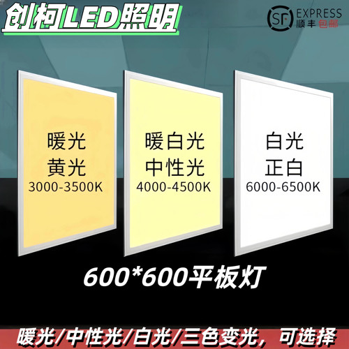 集成吊顶LED中性光暖光600*600