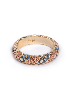 Palnart poc 日本原创设计手工手作樱花吉洛什凯尔特文化纹样戒指