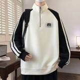 1506A/GSL0030/P43立领拉链男士卫衣新款港风青少年时尚潮流百搭2，男装卫衣，星座1506A