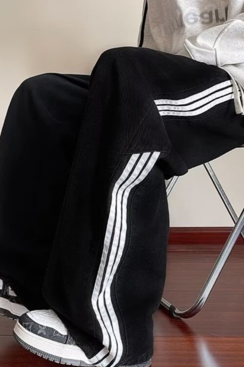 1506A/GK890/P41美式高街牛仔裤复古直筒休闲裤子潮牌ins长裤2图片