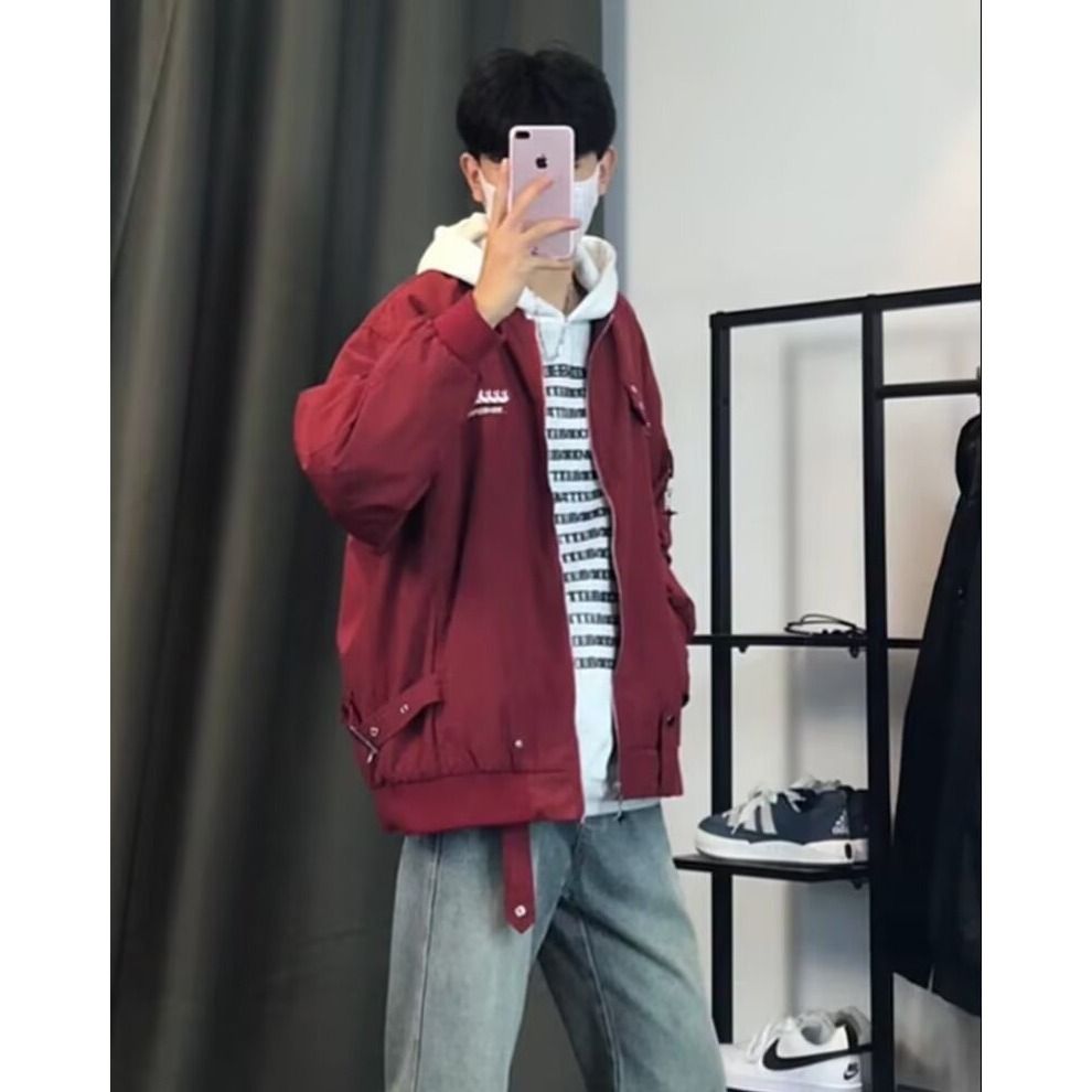 1506A/GU9960/P60秋冬美式高街痞帅复古工装棒球服情侣飞行夹克1,男装夹克,星座1506A