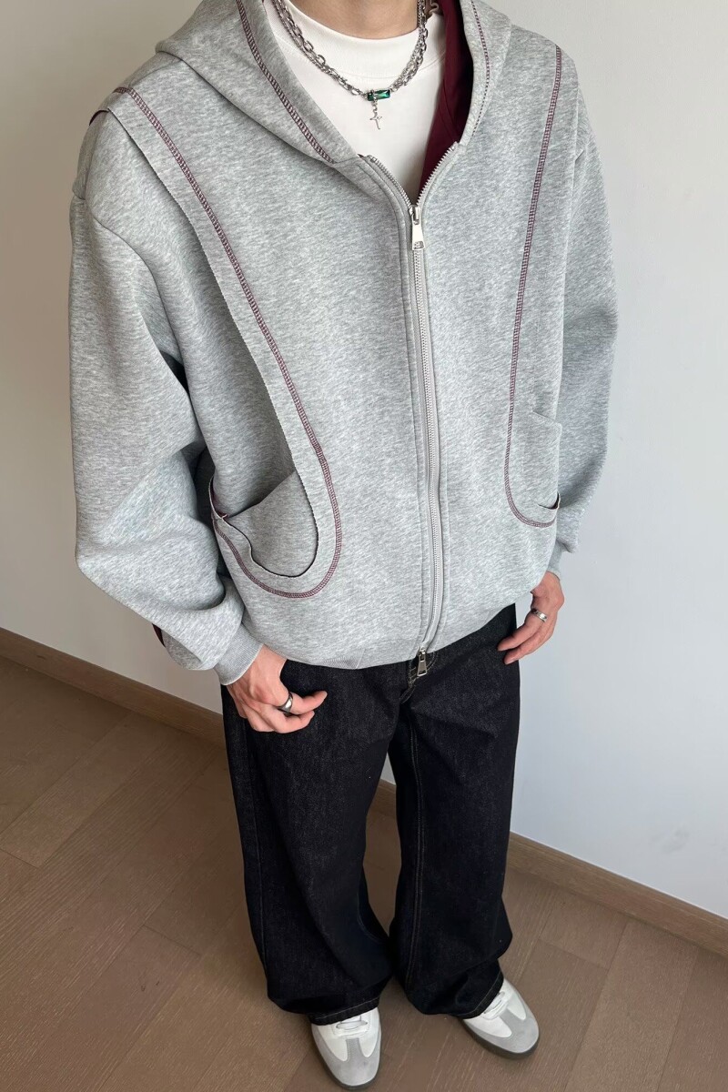 1506A/G81960/P64秋新品修身百搭运动休闲连帽开衫卫衣外套1，女装卫衣/绒衫，星座1506A