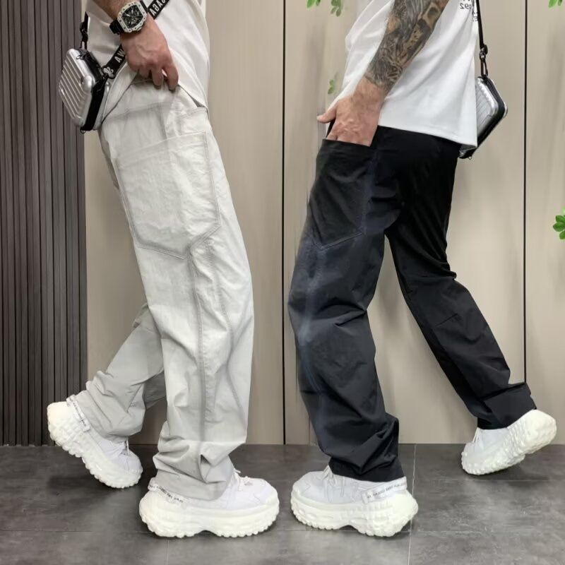 1506A/GY2450/P51春秋季新款休闲裤男宽松直筒阔腿裤2,男装休闲裤,星座1506A