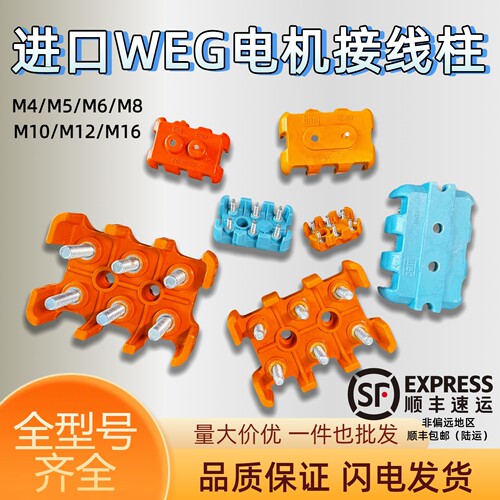 WEG进口电机三相接线板接线柱