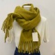 高级感百搭围脖披肩情侣款 韩系纯色基础款 芥末黄灰紫围巾女冬季 男