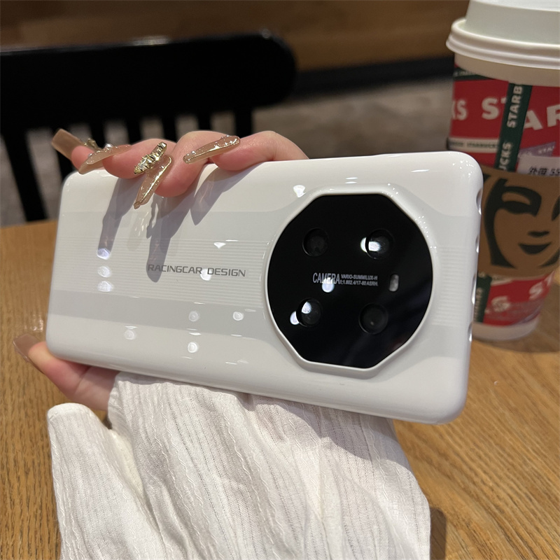 适用华为mate60pro手机壳m50秒变保时捷mt40RS镜头全包防摔mate40e保护套50pro新款陶瓷白男女奢华40p+