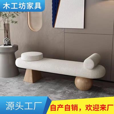 北欧换鞋凳坐凳创意家用沙发凳床尾凳试衣间长凳子入户门口穿鞋凳