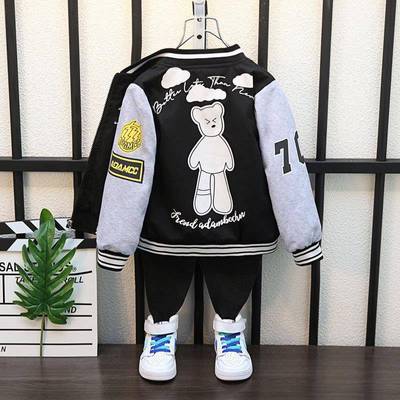 男童棒球服春秋外套2025新款炸街儿童春装秋款宝宝上衣夹克薄款潮