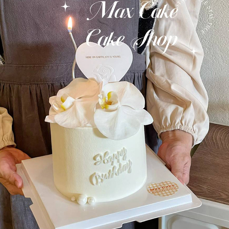 小红书同款简约女神生日蝴蝶兰花朵蛋糕装饰插件爱心卡片曲线蜡烛,节庆用品/礼品,节日装扮用品,淘宝优惠券,粉丝福利购,淘宝优惠卷