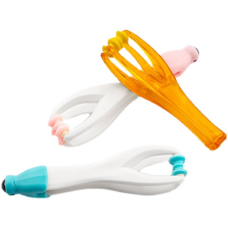 多功能瘦手指按摩器滚轮式手关节弹力夹鼠标手学生漫画手细长滚珠