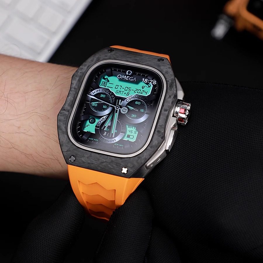 iwatchultra49mm碳纤维改装