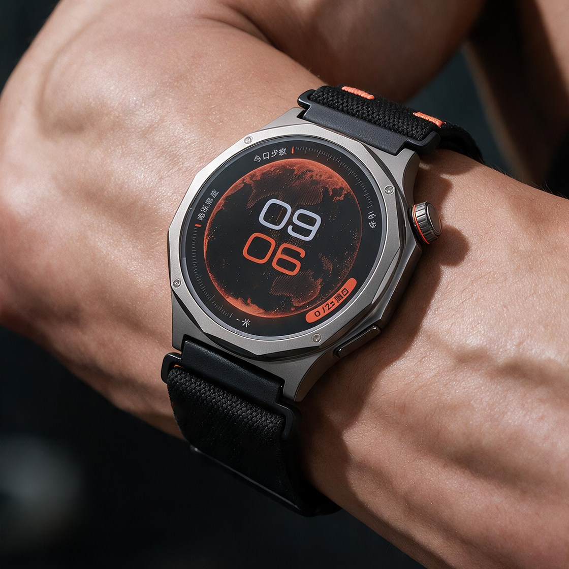 星图oppo watch13456789fit华为pro三星佳明加长大码尼龙弹力运动手表带手臂脚踝健身回环红小米跑步22颂拓d2