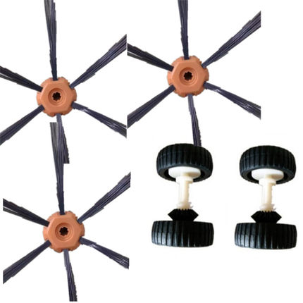 适配惠而浦k7扫地机器人配件边刷康佳KC-T03/VS66/M711/727万向轮