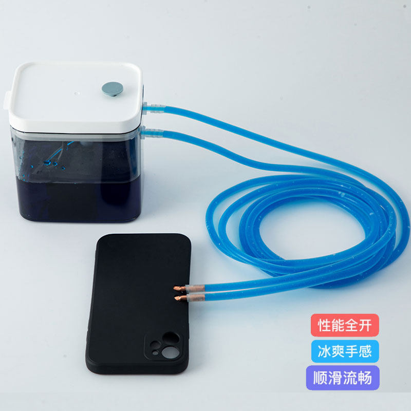 手机水冷式散热器适用于苹果78px11安卓紫铜吃鸡游戏直播物理降温