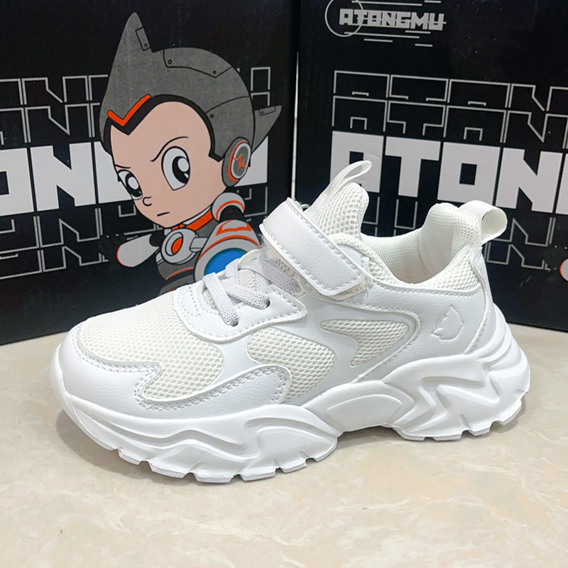 透气防滑小白鞋男女儿童运动鞋