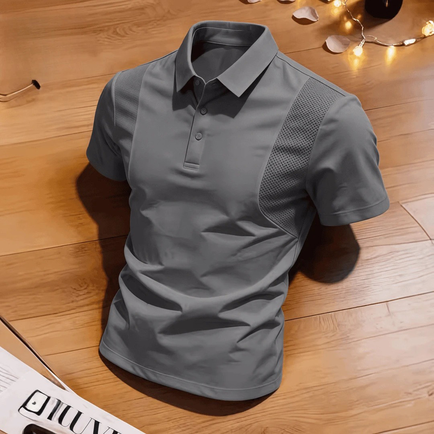 凯丽男装2026夏季新款polo衫速干翻领短袖专柜正品上衣纯色T恤衫