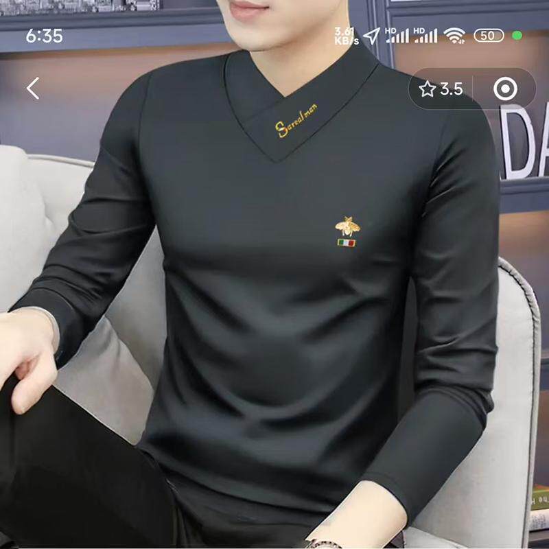 飞行员卫衣男士简约加绒打底衫