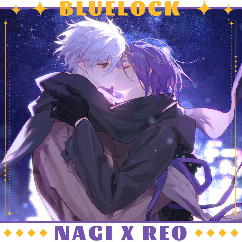 蓝色监狱 拥吻 凪诚士郎御影玲王动漫同人周边吧唧徽章票根镭射票