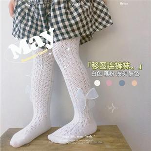 女童防蚊袜1 袜春夏季 5岁网眼儿童打底裤 婴童连裤 薄款