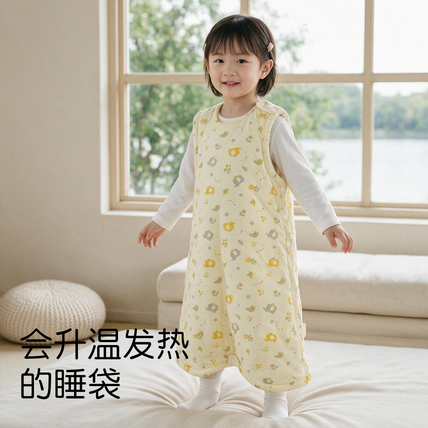 婴儿加厚夹棉睡袋2252