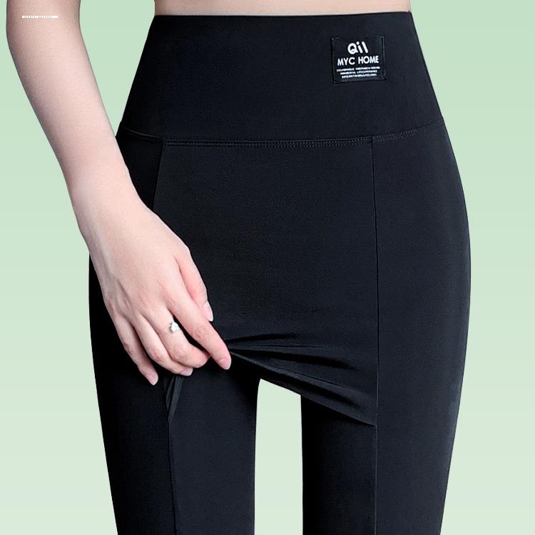 高腰收腹大码打底裤不卷边夏