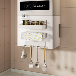 热水器遮挡罩天然气管道遮挡板燃气遮丑装 饰壁挂炉下方置物架厨房