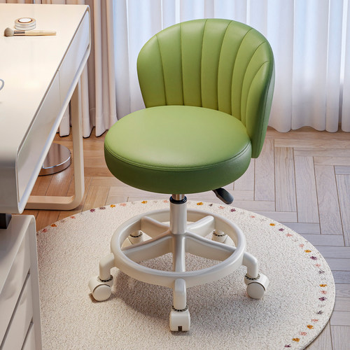 万向轮凳子升降旋转靠背椅子家用化妆办公椅学生宿舍电脑椅美甲凳