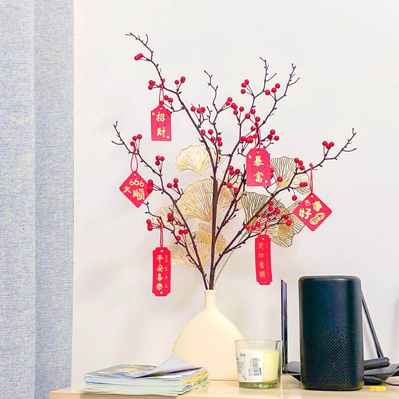 订婚结装饰花瓶发财果仿真