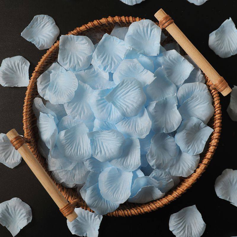 玫瑰假花瓣仿真婚礼撒花樱花diy古典舞花瓣求婚酒店布置花瓣撒花