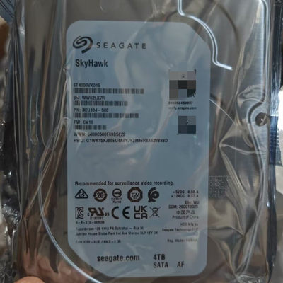 ST4000VX015 4T SATA 3.5寸监控台式机专用机械CMR 垂直硬盘