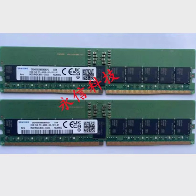 M321R4GA3BB6-CQK三星原厂DDR5 32GB 2RX8 PC5-4800B 服务器内存