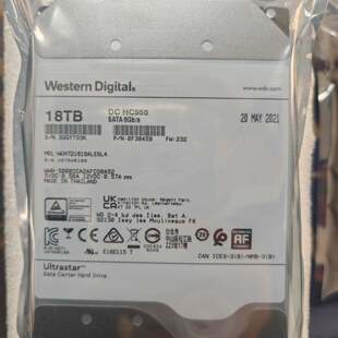 / WUH721818ALE6L4机械硬盘台式机服务器西数18T企业级