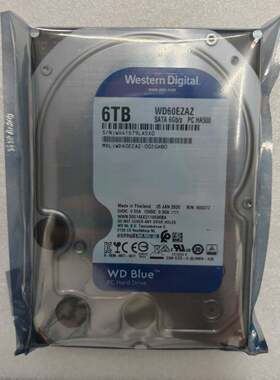 /西数 60EZAZ 西数6t蓝盘 监控 录像机 NAS存储 台式机硬盘
