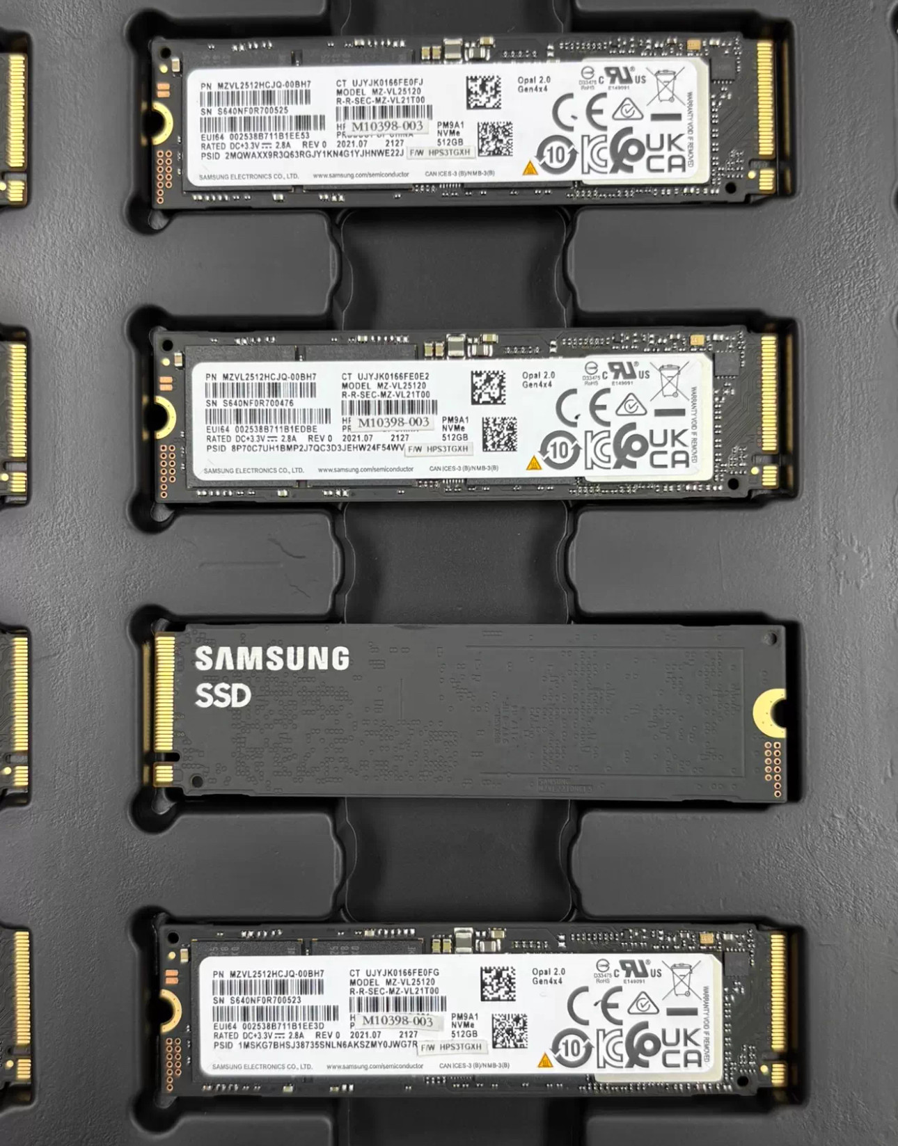 三星PM9A1 512G NVME PCIE4.0 2280笔记本台式机固态硬盘SSD